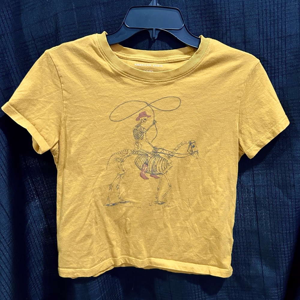 American Eagle Crop Top Tshirt. Size XSmall. No stains, rips or snags.